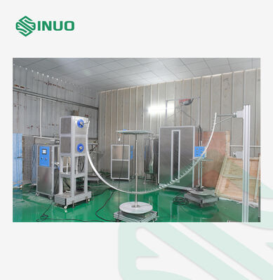 Guter Preis Automatisierte IPX3-IPX4-Wasserdichte-Prüfvorrichtung mit Φ0,4 mm Nadelloch und 0,07 L/min Wasserfluss für die IEC 60529-Konformität Online