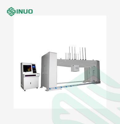 Elektrofahrzeug-Akkuspielprüfungssystem mit 360°-Mehrachsspielung, PLC-Intelligenter Steuerung und mechanischer Befestigung für die Sicherheit von Elektrofahrzeugen