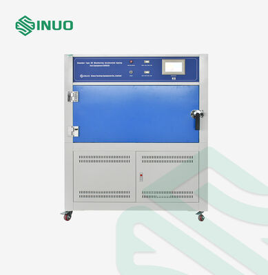 ISO 4892-82 Compliant UV Accelerated Weathering Test Chamber with UV-A or UV-B Lamps and Automatic Water Spray